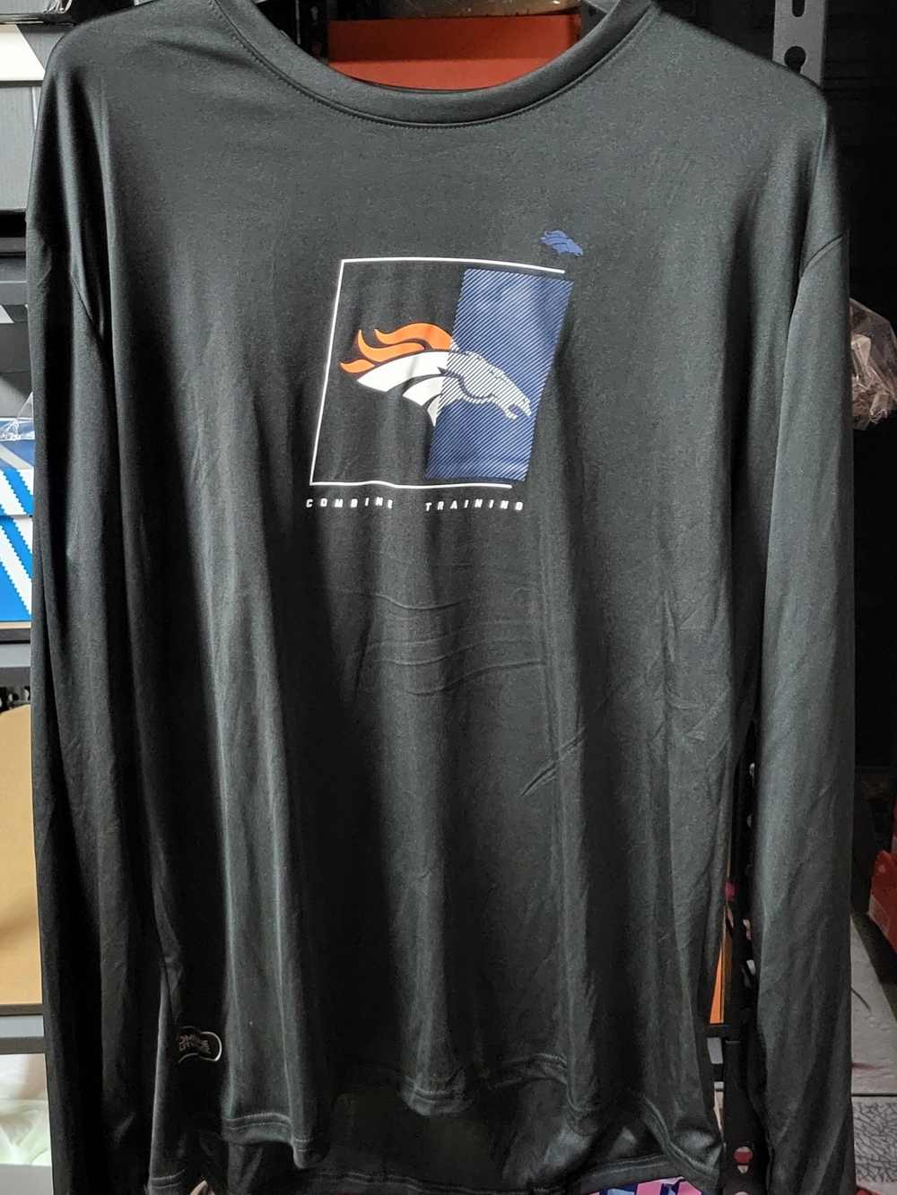 *NEW* Denver Broncos NFL Team Apparel Combine Long Sleeve Shirt Size 2XL
